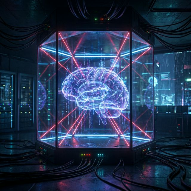 AI Brain in Cage